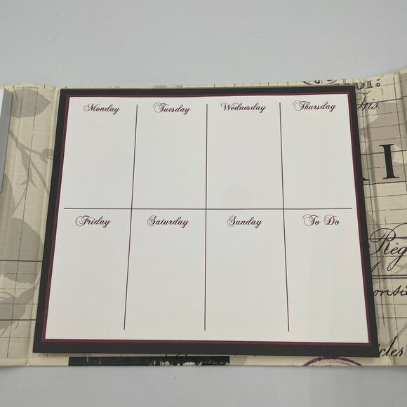 Paris Eiffel Tower Note Pad Sticky Notes Calendar Organizer Note Pad Paper - Picture 3 of 4